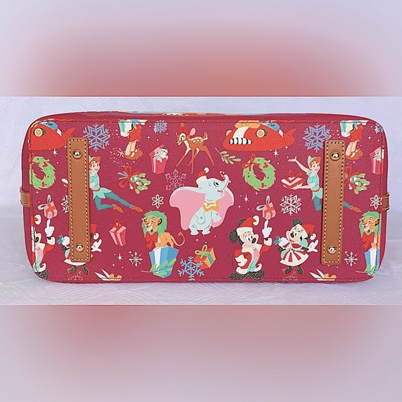 SALE - Dooney & Bourke Disney Parks Disney Christmas Holiday Large Tote Bag - Picture 5 of 15